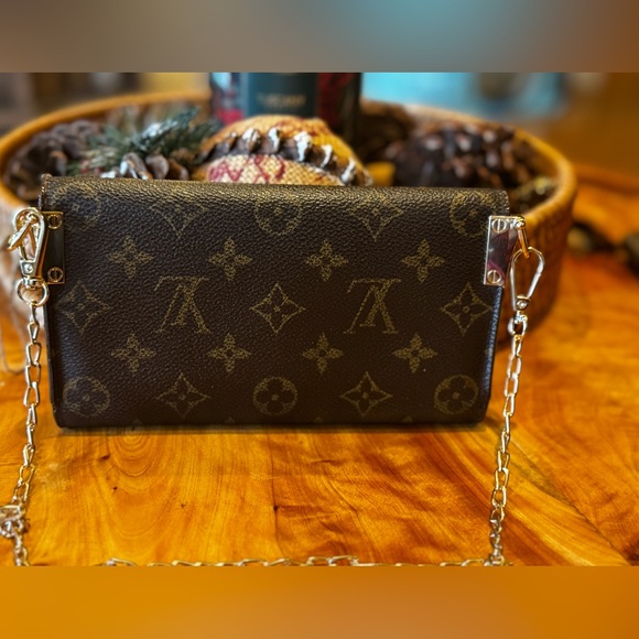 Louis Vuitton vintage monogram international long wallet converted Crossbody - Picture 3 of 16